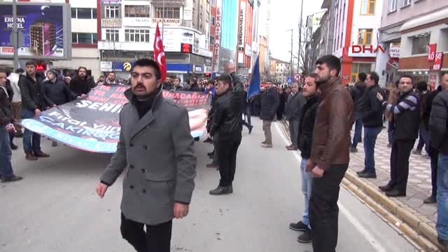Sivas - Ülkücü ve Alperenler Fırat Yılmaz Çakıroğlu Cinayetini Protesto Etti