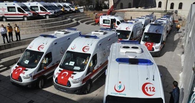 Sivas´ta 20 Kente 80 Ambulans Dağıtım Töreni Yapıldı