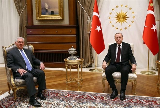 Erdoğan-Tillerson Görüşmesi 3 Saat 15 Dakika Sürdü,