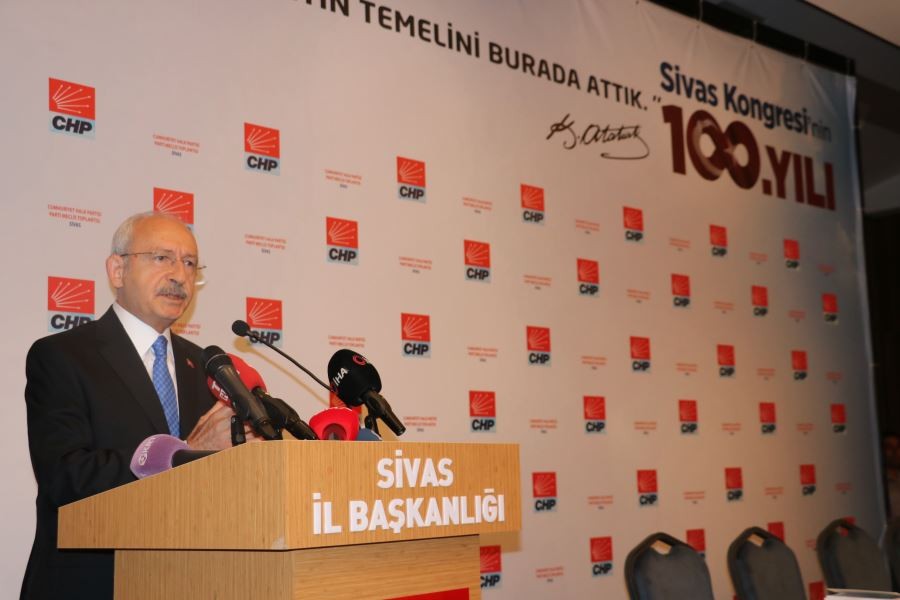 Kılıçdaroğlu Sivas’ta gerçekleştirilen PM toplantısında konuştu 