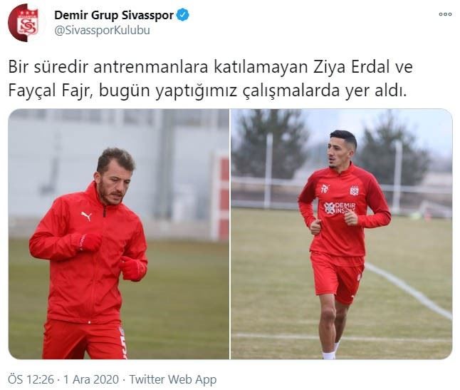 Sivasspor’a müjdeli haber!
