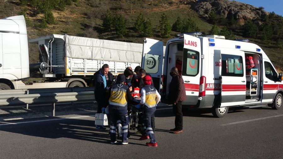 Sivas’ta motosiklet kazası: 1 ölü, 1 yaralı