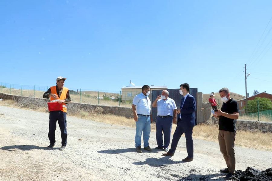 Sağpazar’da asfalt yama  çalışmaları devam ediyor