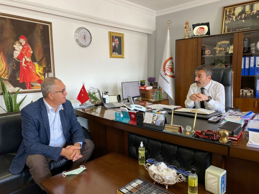  CHP’li Sertel’den Ankara itfaiyesine ziyaret