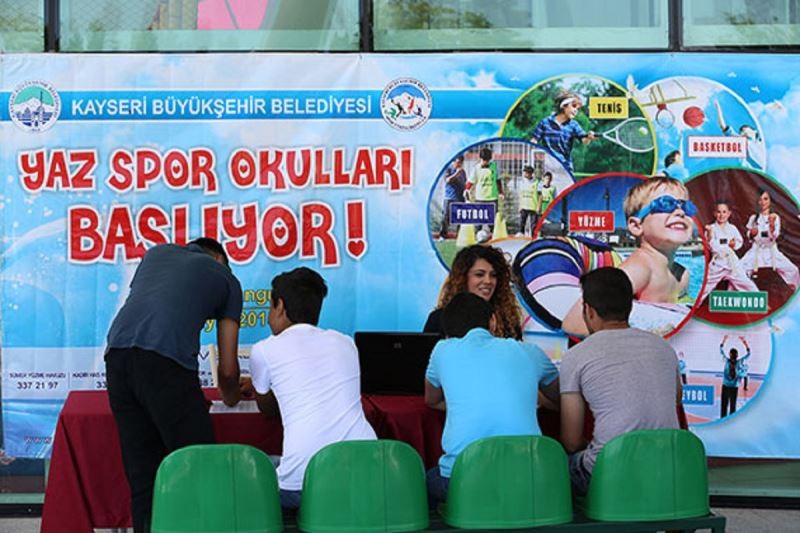 Kayseri Büyükşehir’in yaz spor okul kayıtları başladı