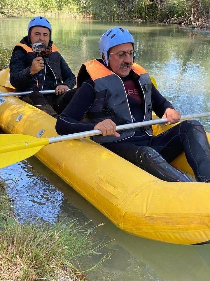 Sivas’ta rafting heyecanı