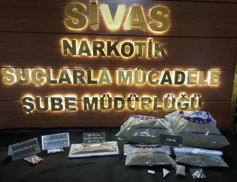 Sivas’ta zehir tacirlerine operasyon: 2 tutuklama