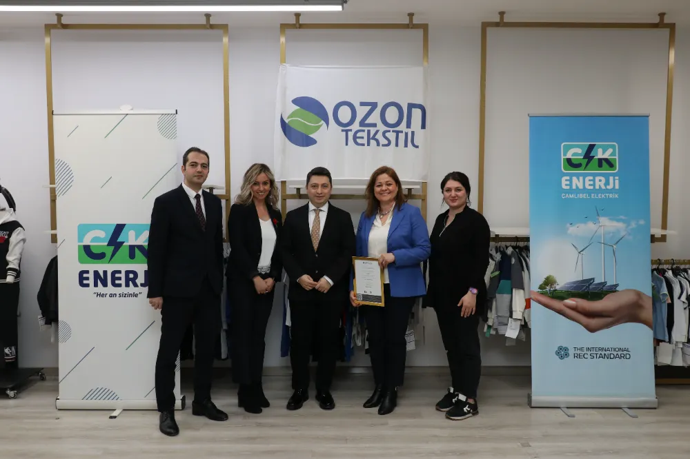 Ozon Tekstil, elektrik tüketimini “yeşil enerjiden” karşılayacak