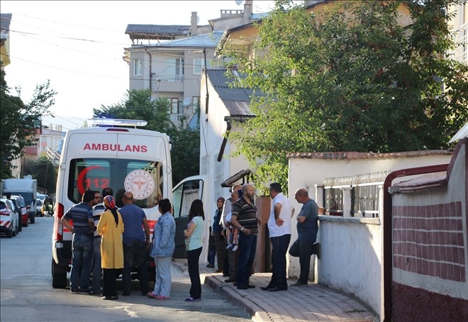 Vişne toplarken yaralandı