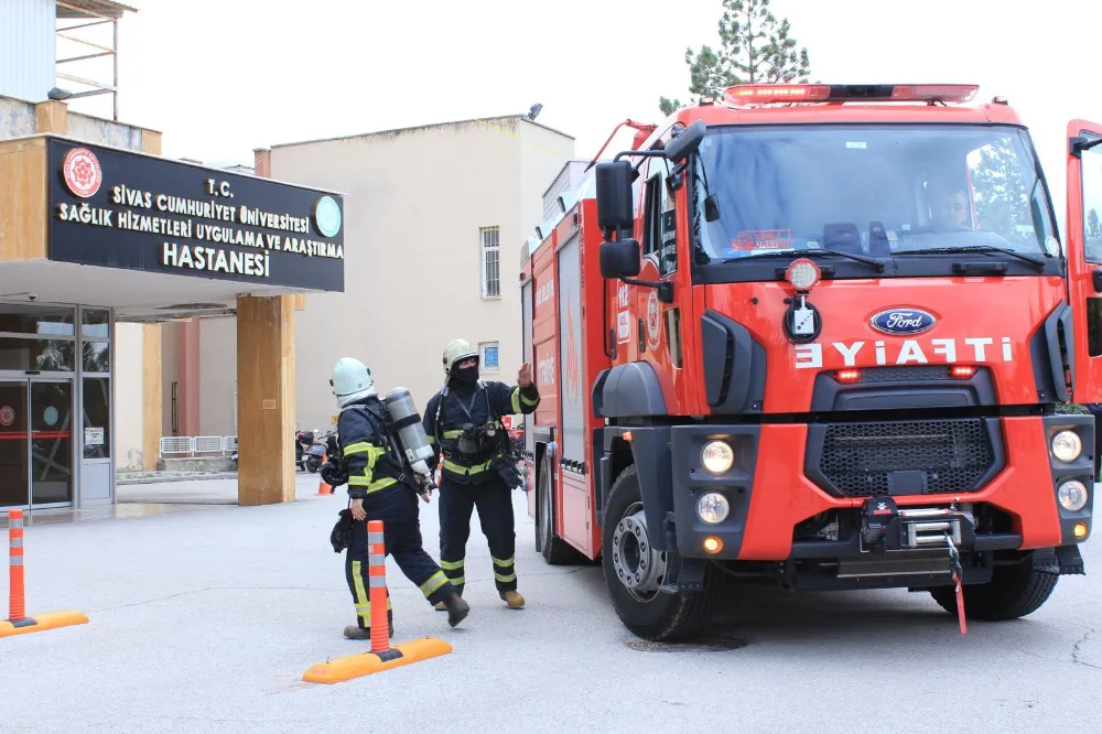 SCÜ’de nefes kesen tatbikat 