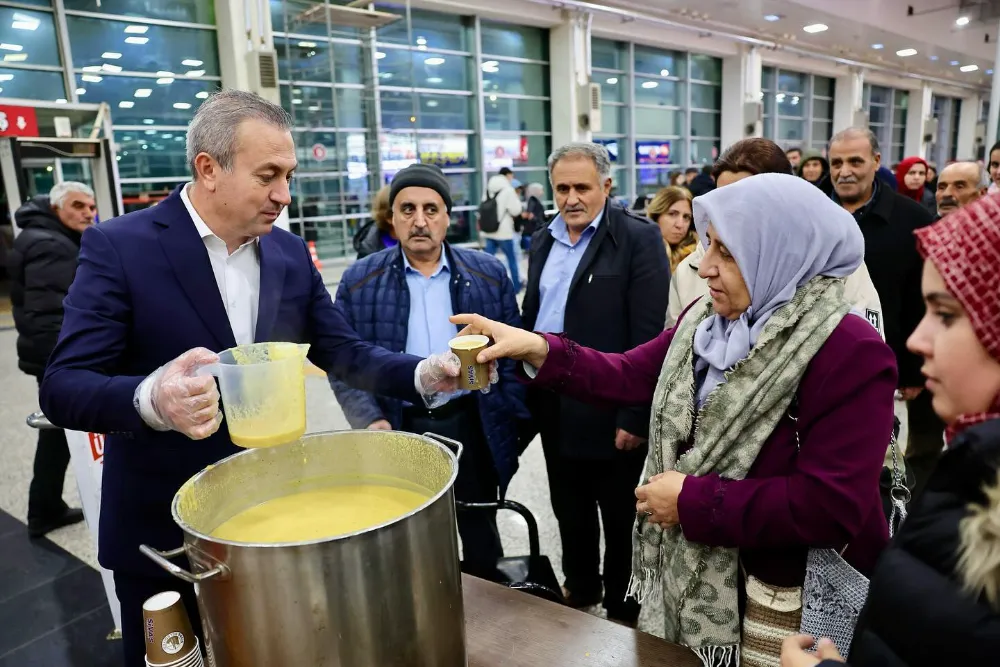 Uzun’dan sıcak   çorba ikramı