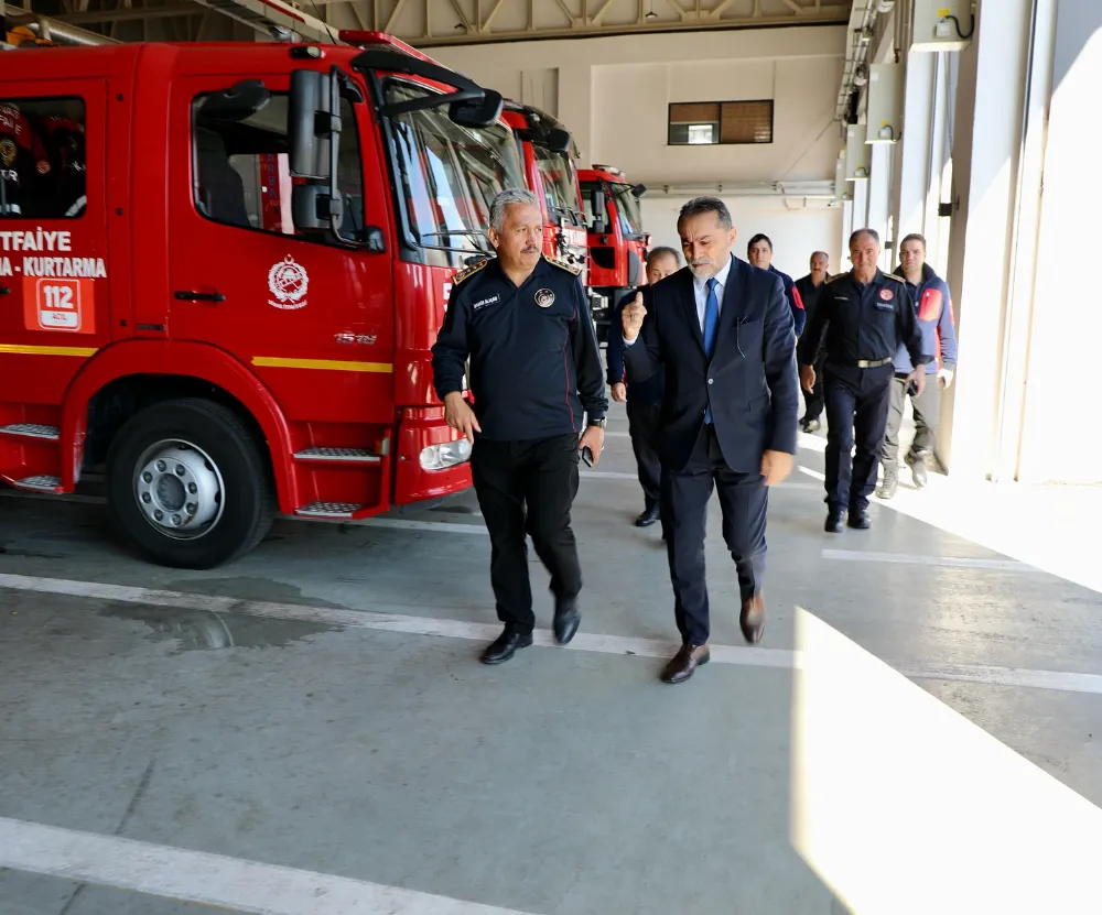 ÖZBELSAN Genel Müdürü itfaiye teşkilatını unutmadı