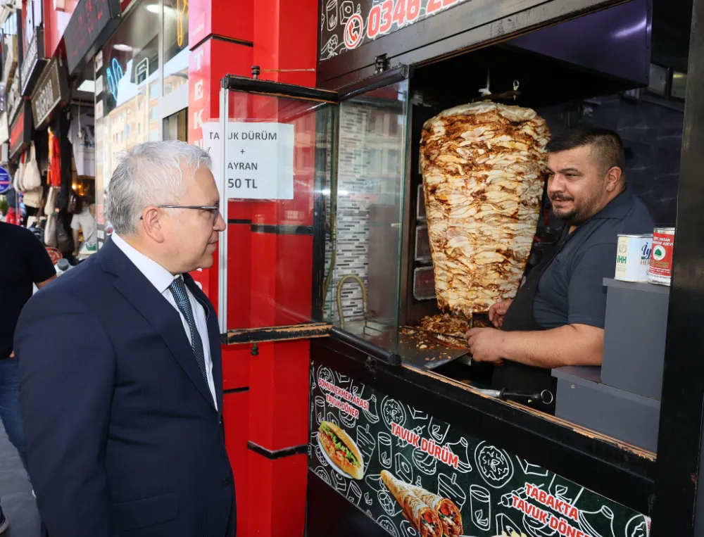 Vali Şimşek’ten esnafa hijyen uyarısı 