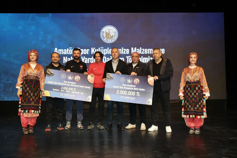 Sivas Belediyesi’nden Amatör Spor Kulüplerine 4 Milyon TL Destek
