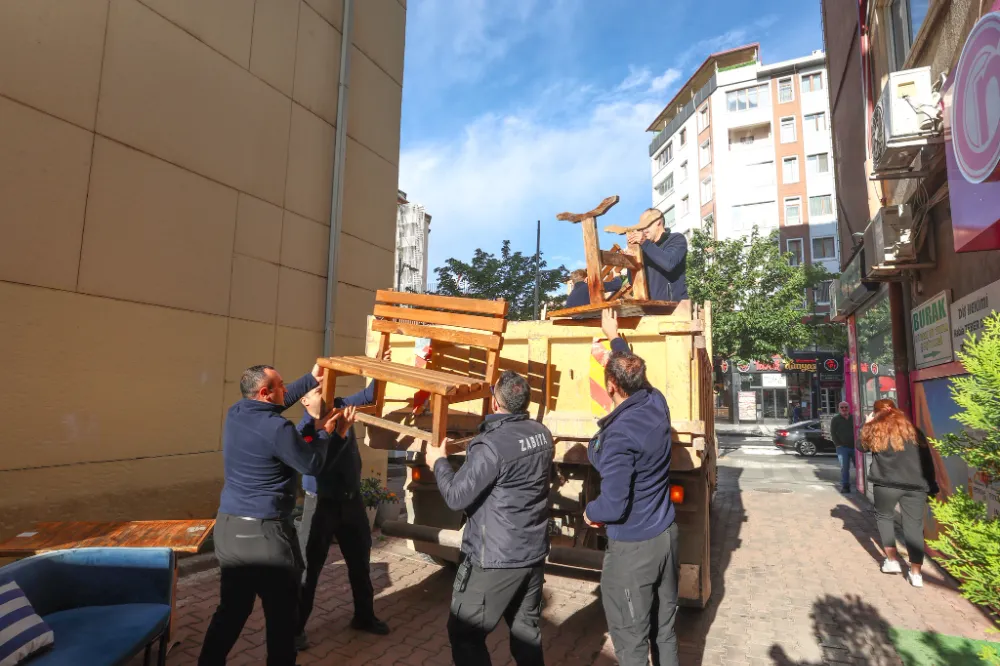 Sivas’ta Kaldırım İşgaline Geçit Yok