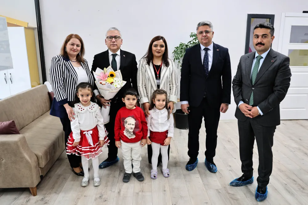Vali Yılmaz Şimşek, Saygın Kreş ve Gündüz Bakımevi’ni Ziyaret Etti