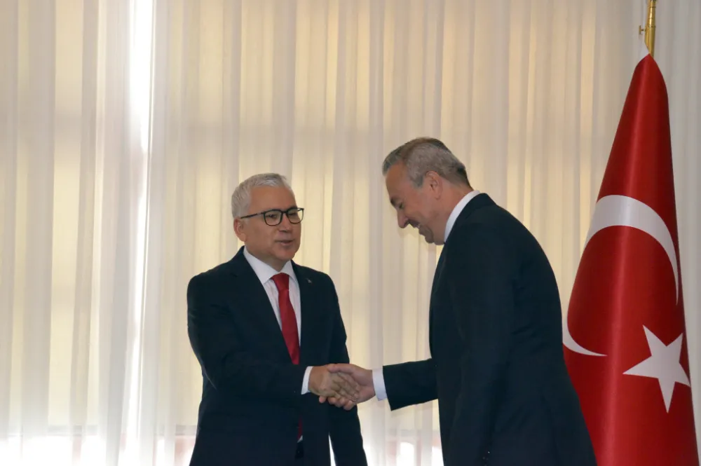 Vali Şimşek, Cumhuriyet Bayramı Tebriklerini Kabul Etti