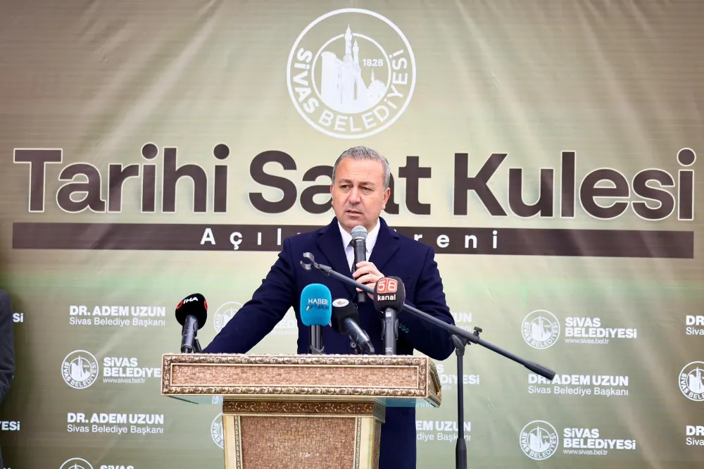Sivas’ın Tarihi Saat Kulesi Yeniden Şehre Kazandırıldı