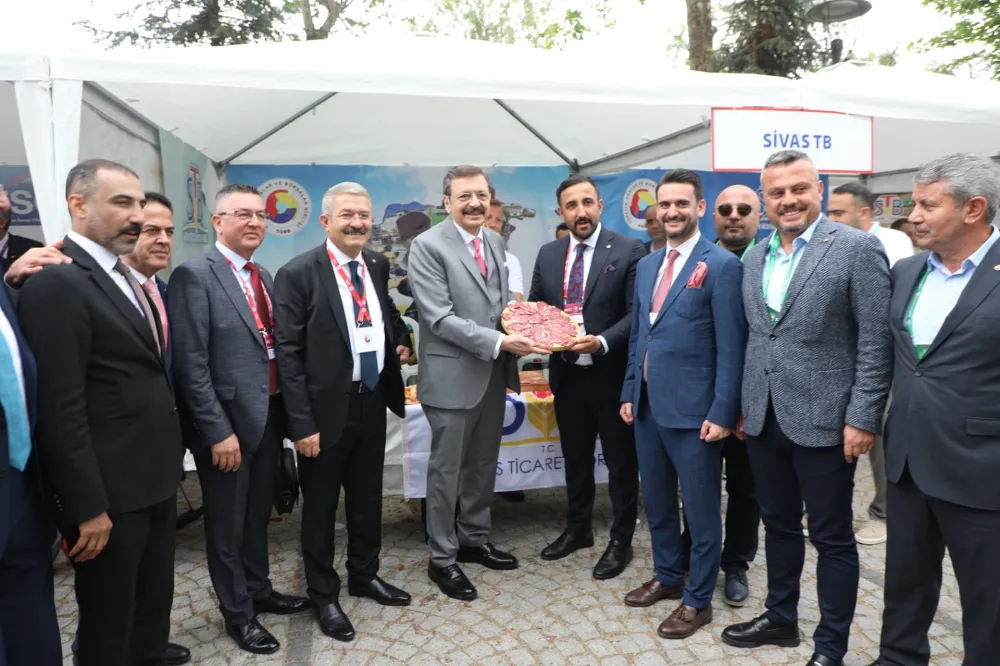 Sivas Pastırması ve Sucuğu TOBB Genel Kurulunda Tanıtıldı