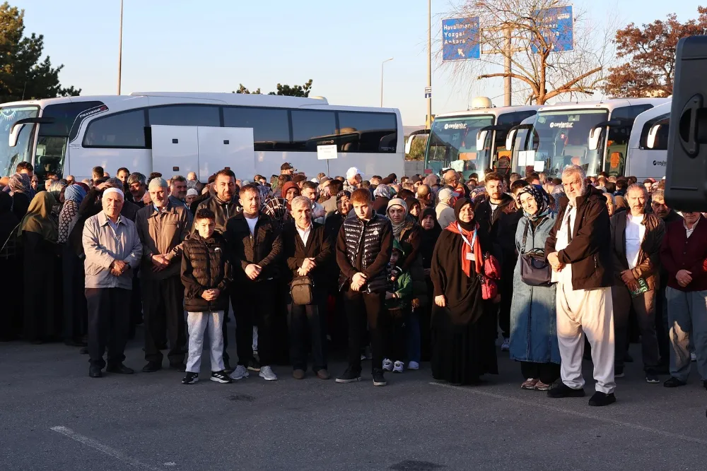 314 Kişilik Hac Kafilesi Dualarla Kutsal Topraklara Uğurlandı