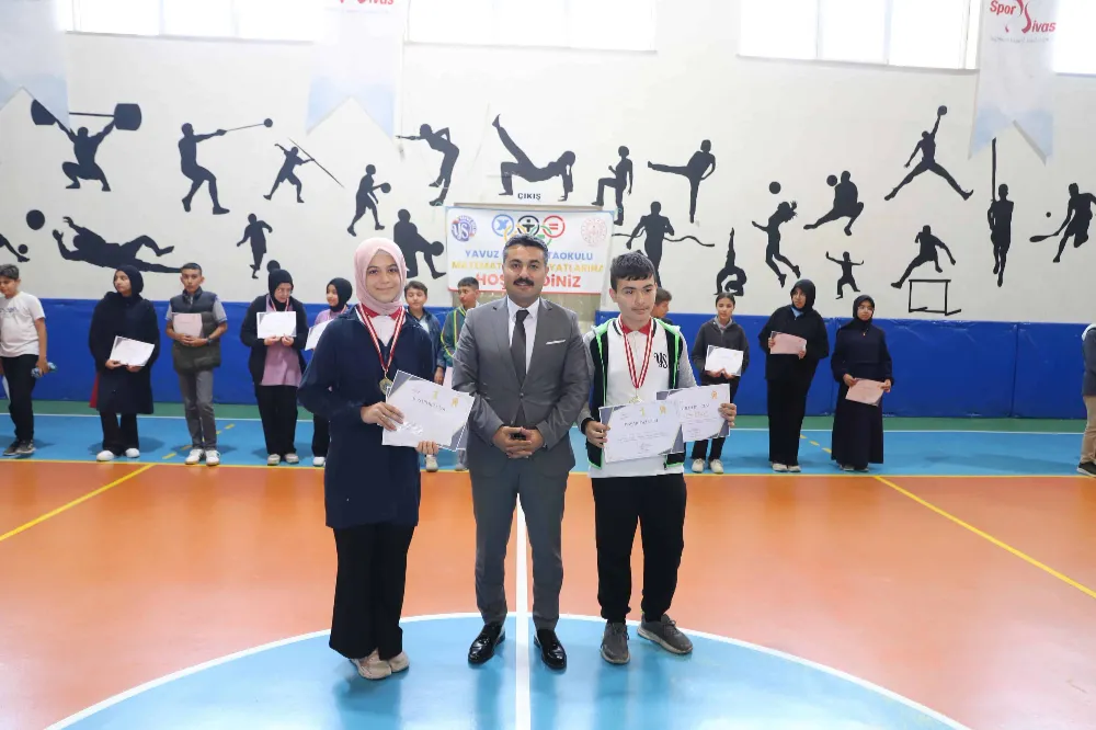 Sivas’ta Ortaokullar Arası Matematik Olimpiyatları Tamamlandı