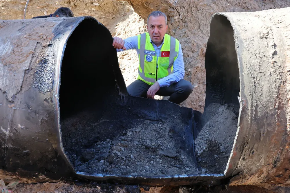 1200’LÜK ÇELİK BORU ARIZASI KISA SÜREDE GİDERİLDİ…