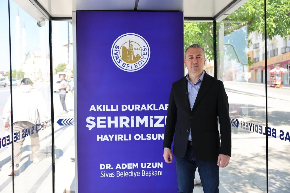 Sivas’ta akıllı durakların sayısı artıyor