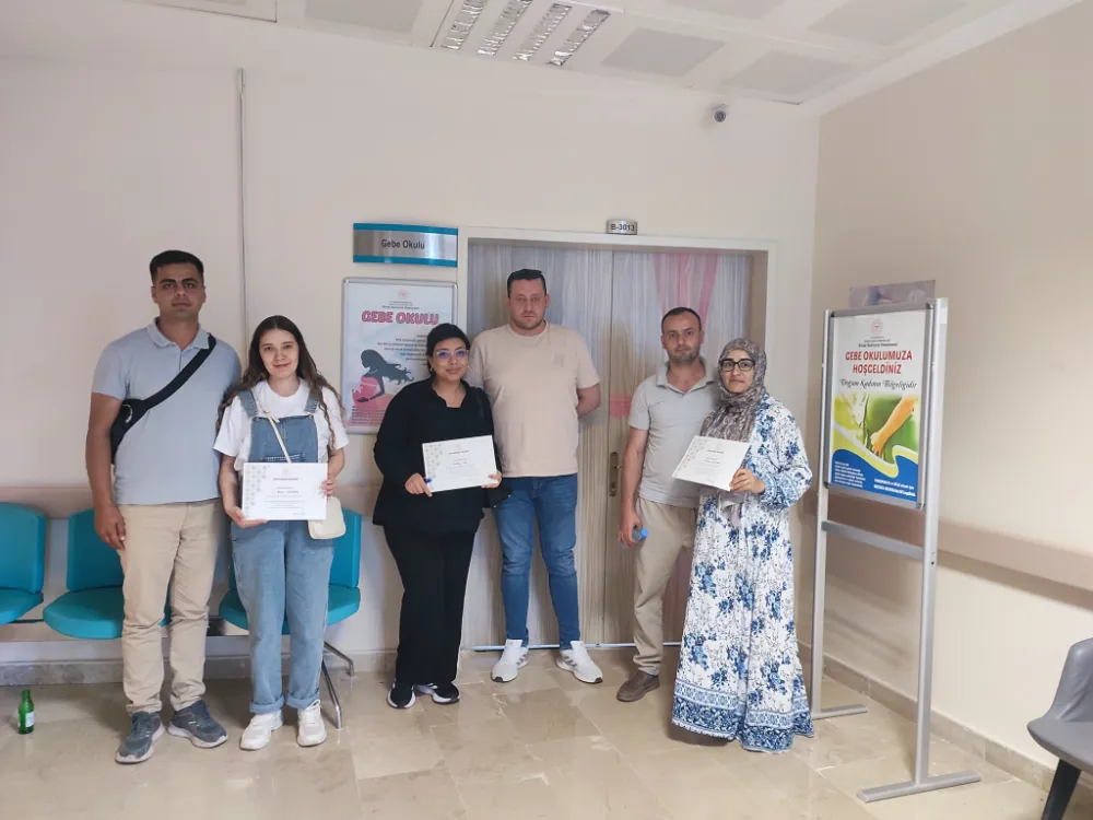 Numune Hastanesi’nde Gebe Okulu Eşli Eğitim Programı Tamamlandı