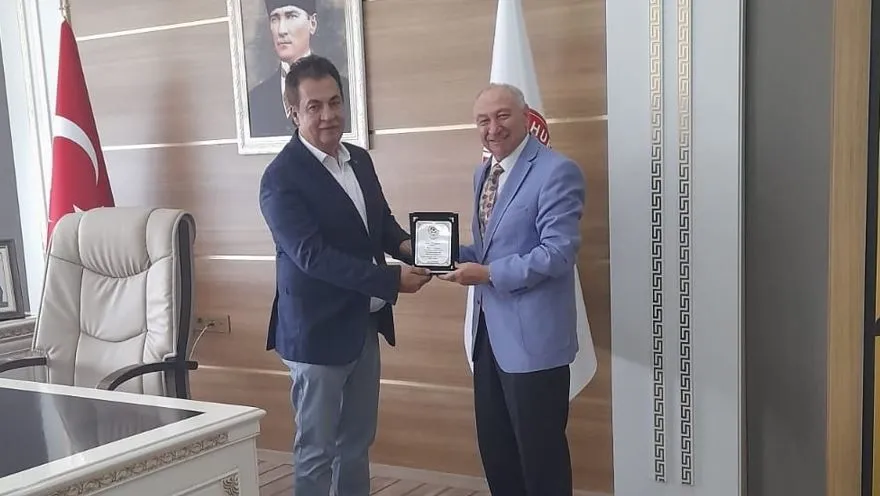 TÜFAD Sivas Şube Başkanı Çimen’den Rektör Şengönül’e Teşekkür Ziyareti