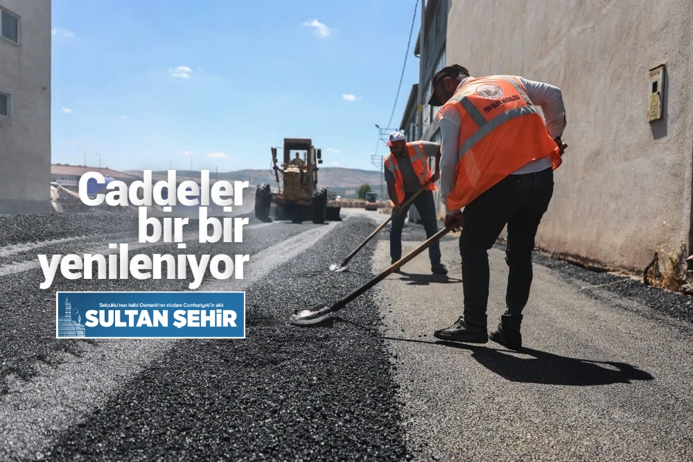 Caddeler bir bir yenileniyor