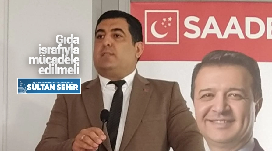 Gıda israfıyla mücadele edilmeli
